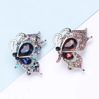 dmari women brooch korean fashion style big rhinestone butterfly elegant ol accessories luxury jewelry2022
