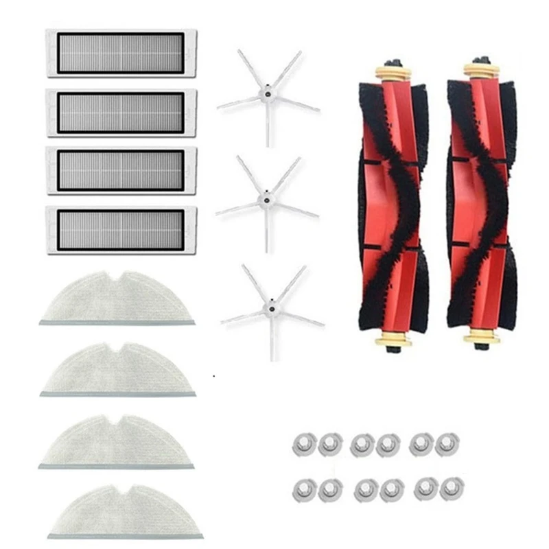 

New Removable Main Brush Washable HEPA Filter Cloth For Xiaomi Roborock T7pro T6 S5 MAX T6 Vacuum Cleaner Parts