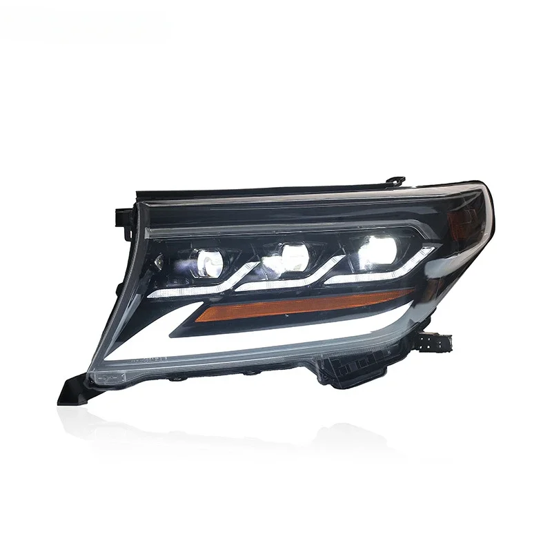 Фара для TOYOTA Land Cruiser светодиодная фара 2007-2015 фары LC200 DRL указатель поворота дальний