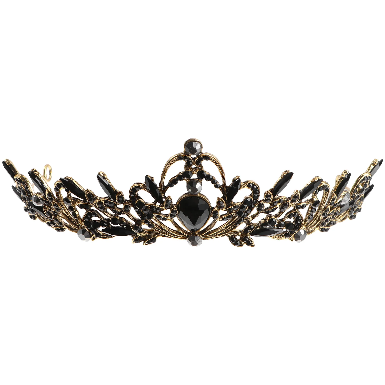 

1PC Baroque Vintage Crown Luxury Rhinestone Crystal Crown Hair Bridal Headwear