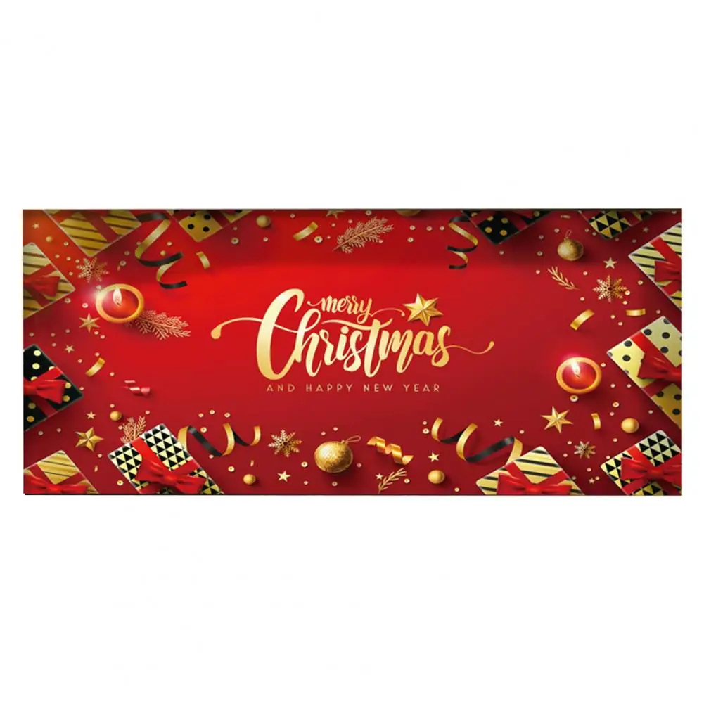 Рождественское украшение для гаражных ворот ткань праздничный рождественский