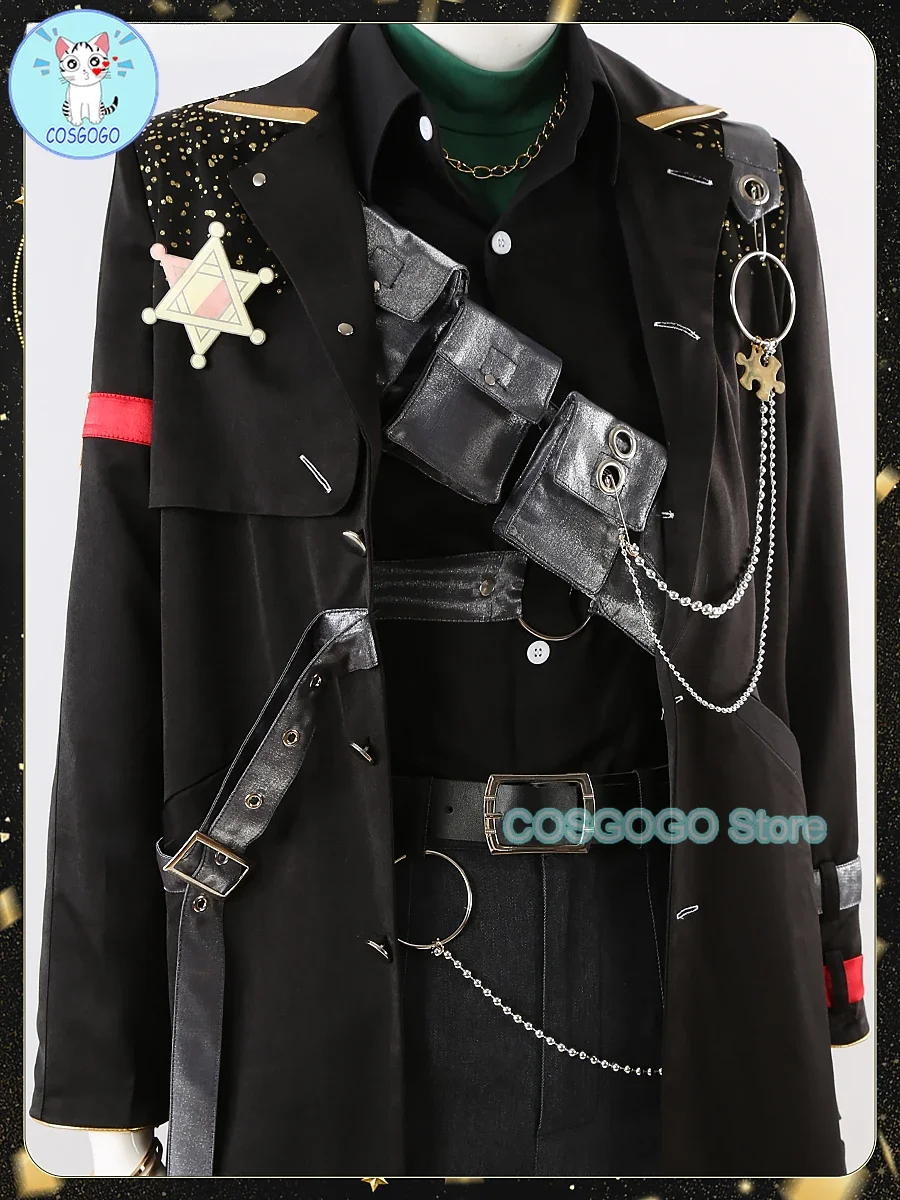 COSGOGO игровой ансамбль со звездами двойное лицо последний миссия карнавальный