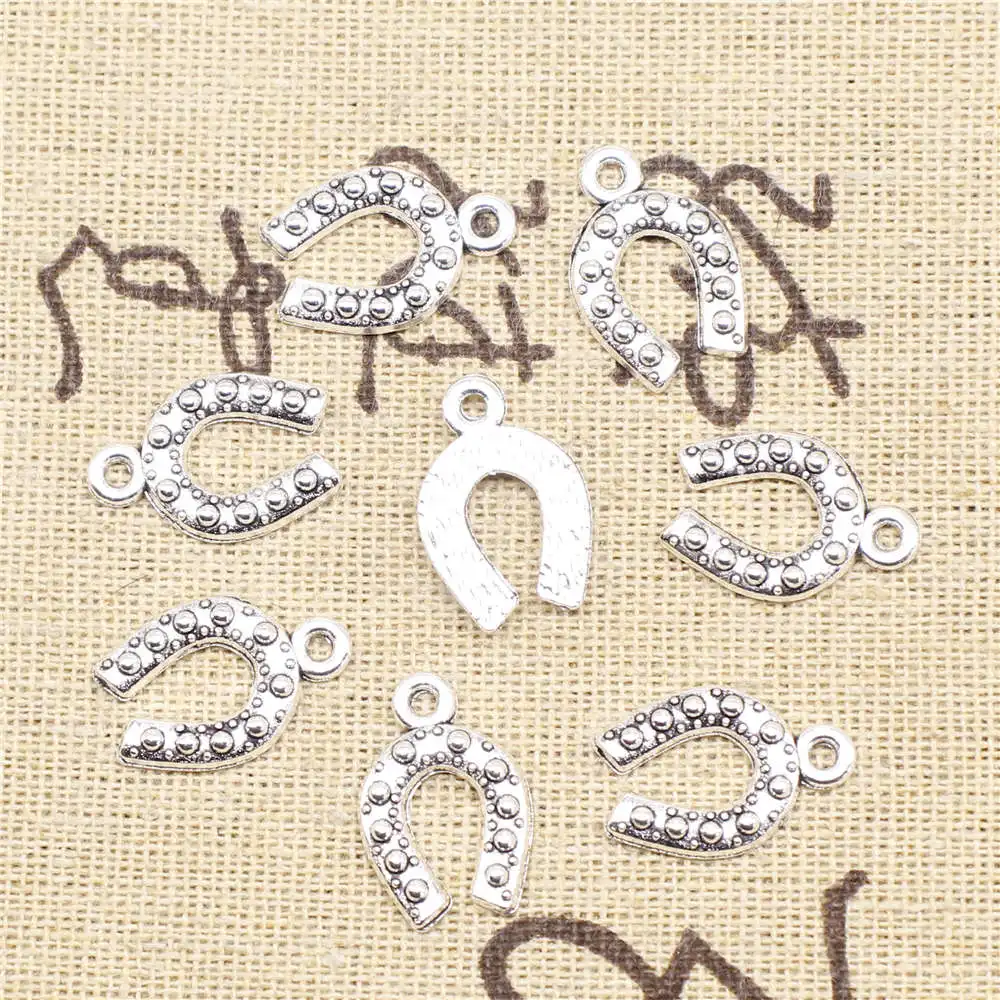 

Женский кулон для ювелирных изделий, милый серебряный кулон 13 х19 мм в античном стиле, 20 штук