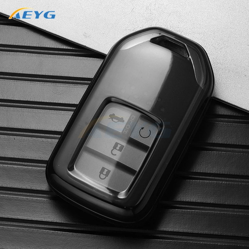 

Чехол для автомобильного ключа из ТПУ, брелок для Honda Civic Accord Venzel Odyssey Fit City Jazz HRV CRV XRV, умные аксессуары без ключа