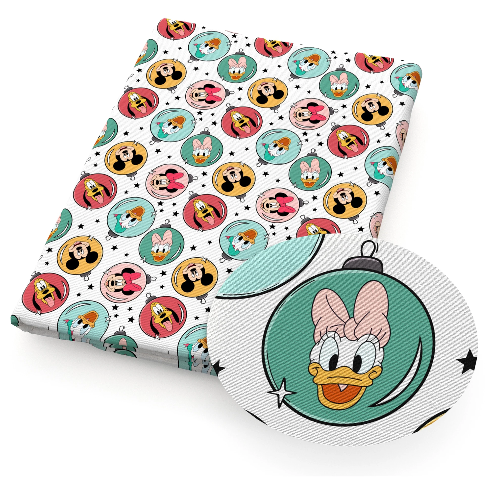 Хлопковая ткань с принтом Диснея Минни Дональд Дак король льва Ткань для шитья