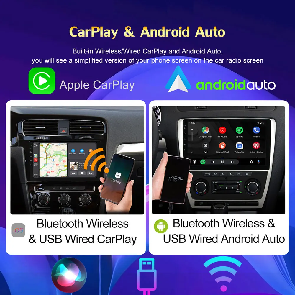 Фото Автомобильная GPS-навигационная система FYT7870 QLED 2K с экраном, Android, аудио, радио и CarPlay для Hyundai Coupe Tiburon GK 2002-2009 годов выпуска №4