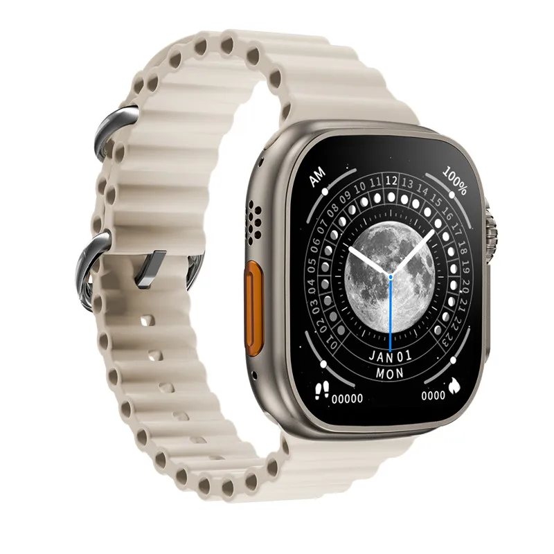 

2023 Z8 Ultra MAX Smart Watch Series 8 Titanium Alloy 1:1 49mm Case Bluetooth Call NFC ECG IP68 Waterproof Smartwatch Men