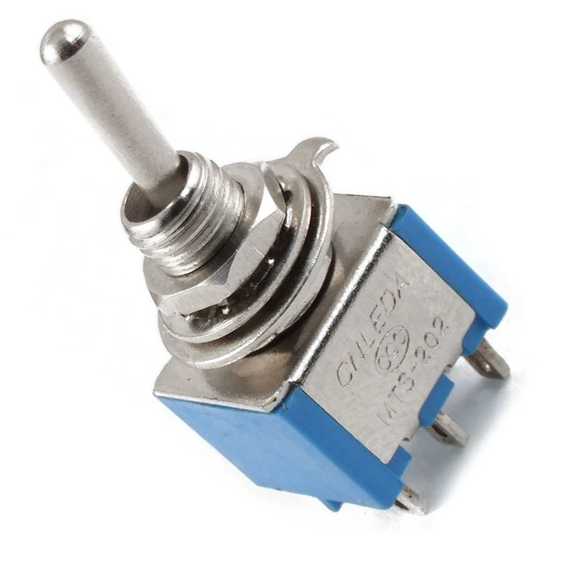 

5X AC 3A/250V 6A/125V 6 Pin DPDT On/On 2 Position Mini Toggle Switch Blue