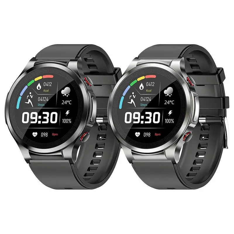 

Blood Glucose Monitor Watch Non-invasive Blood Glucose Test Smart Watch 1.32 Inch Full Touch Screen Fashionable Wearable Glucose