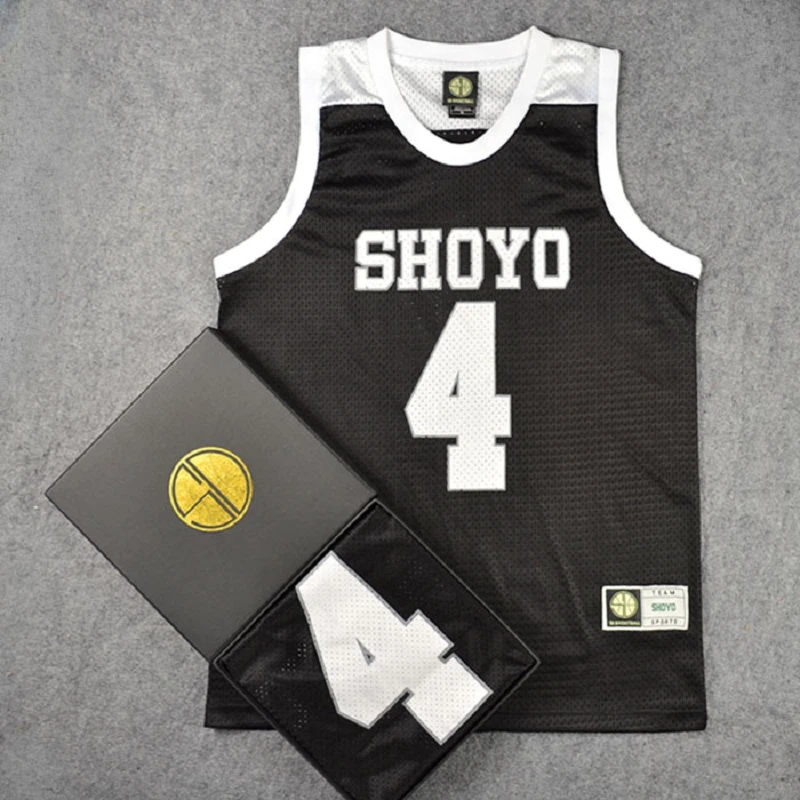 

BG basketball jerseys SHOYO 5 HANAGATA jersey Outdoor sportswear training Hip-hop culture black