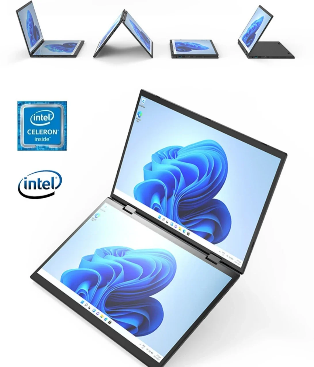 Пользовательский логотип двойной 14-дюймовый сенсорный экран N95 11-го поколения DDR4