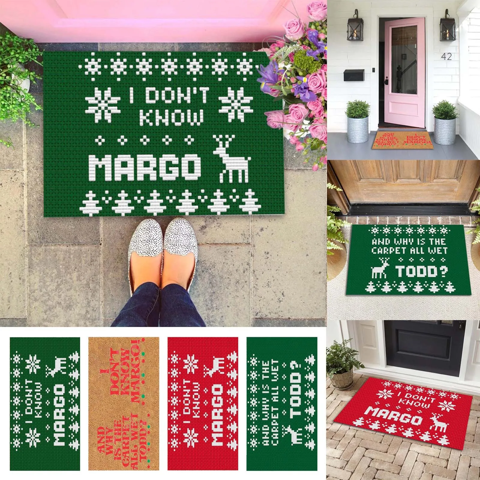 

Interesting Floor Mats Christmas Floor Mats Home Decoration Large Super Soft Blanket