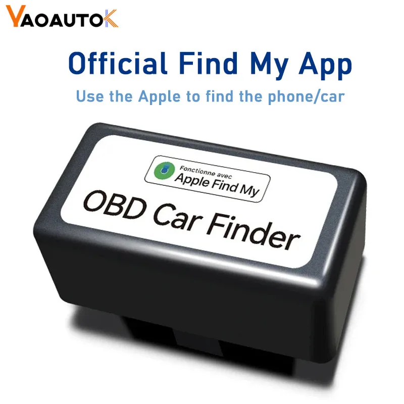 Фото AP100 для Iphone Ipad Mini GPS трекеры OBD Автомобильный локатор Официальный Find My ITag OBD GPS-монитор Локатор автомобиля Анти-потерянный №1