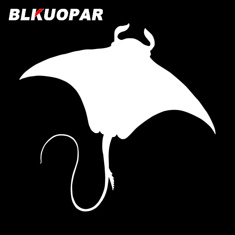 

Автомобильные наклейки BLKUOPAR для Manta Ray, простые аниме наклейки, окклюзия, царапины, виниловые, солнцезащитные, для багажа, багажник, Декор, автомобильная этикетка
