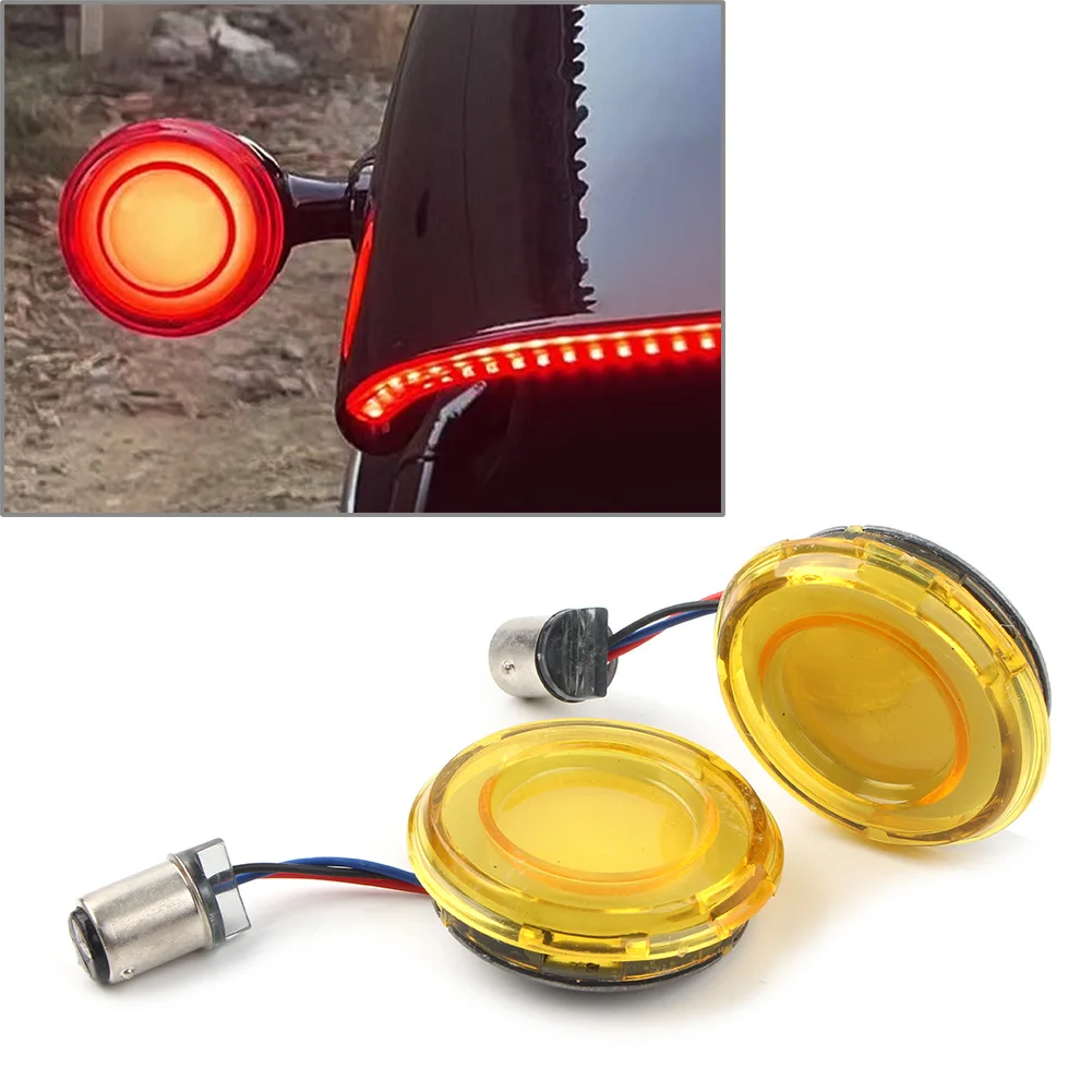 1157 светодиодный передний указатель поворота в мотоциклетном стиле для Harley Dyna