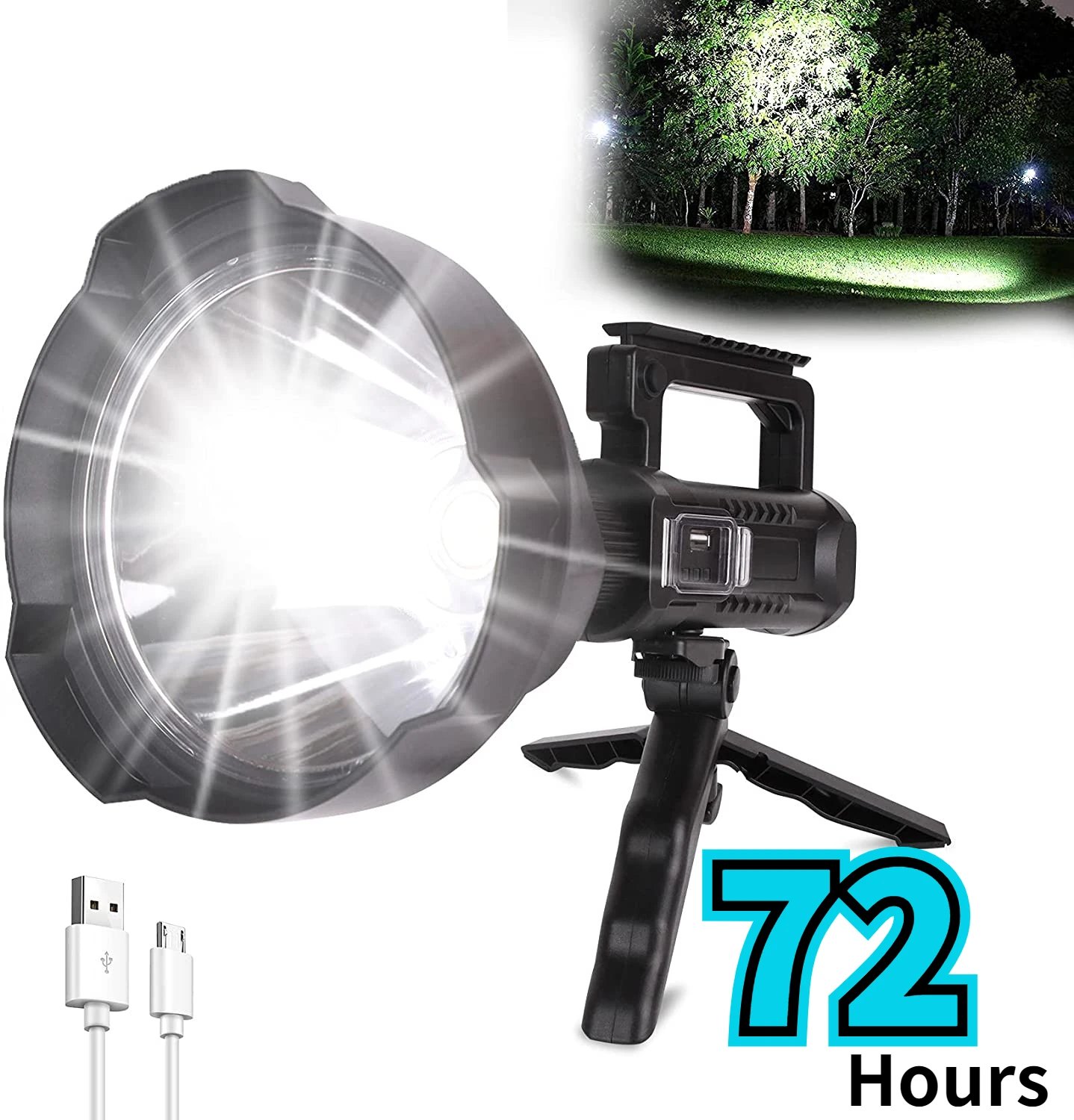 

Суперъяркие светодиодные портативные прожекторы, фонарик, прожектор с лампой P50.2, кронштейн для крепления с бусинами, подходит для экспедиц...