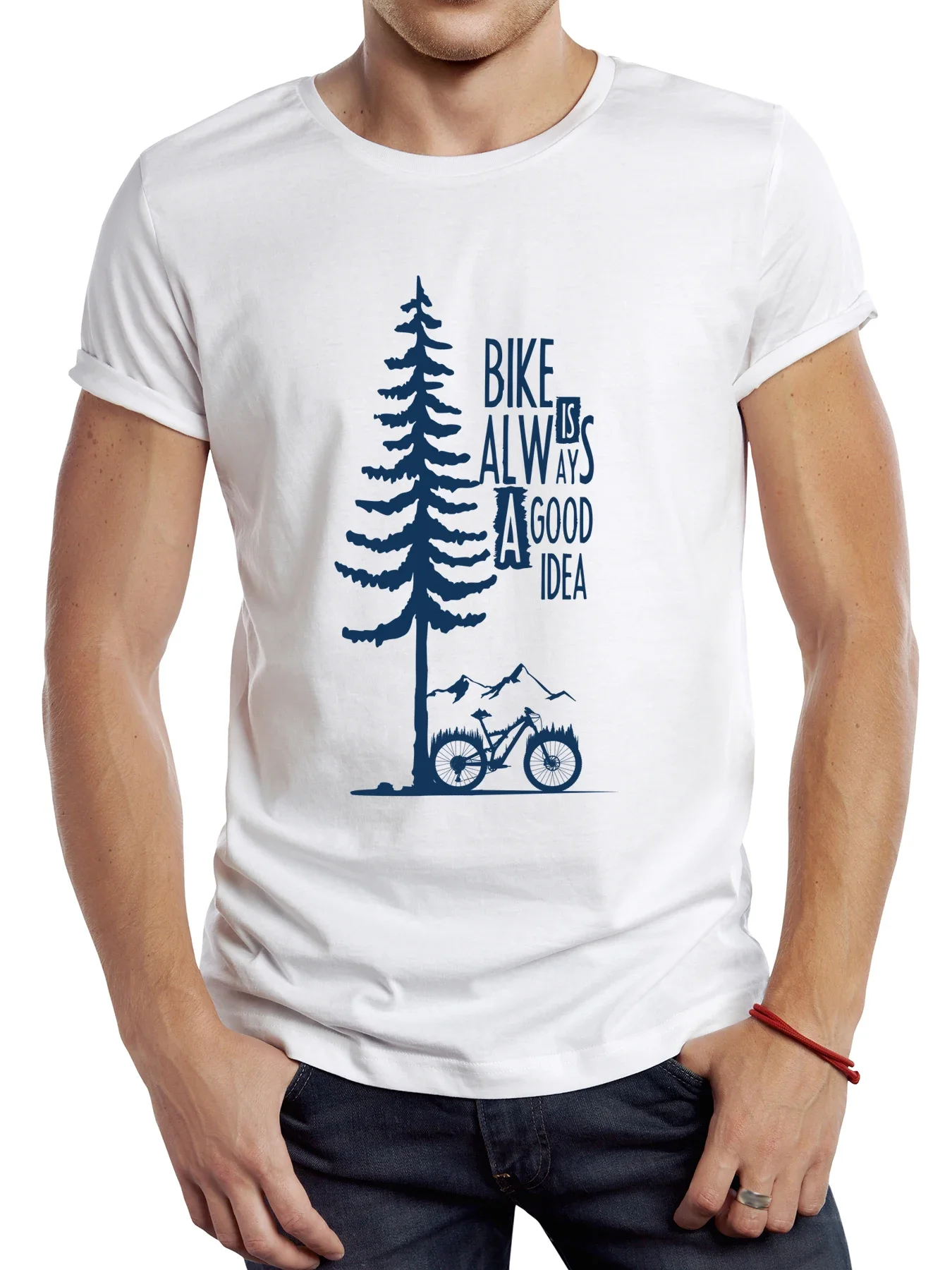 Мужская футболка TEEHUB с принтом всегда хорошая идея винтажная уличная одежда для