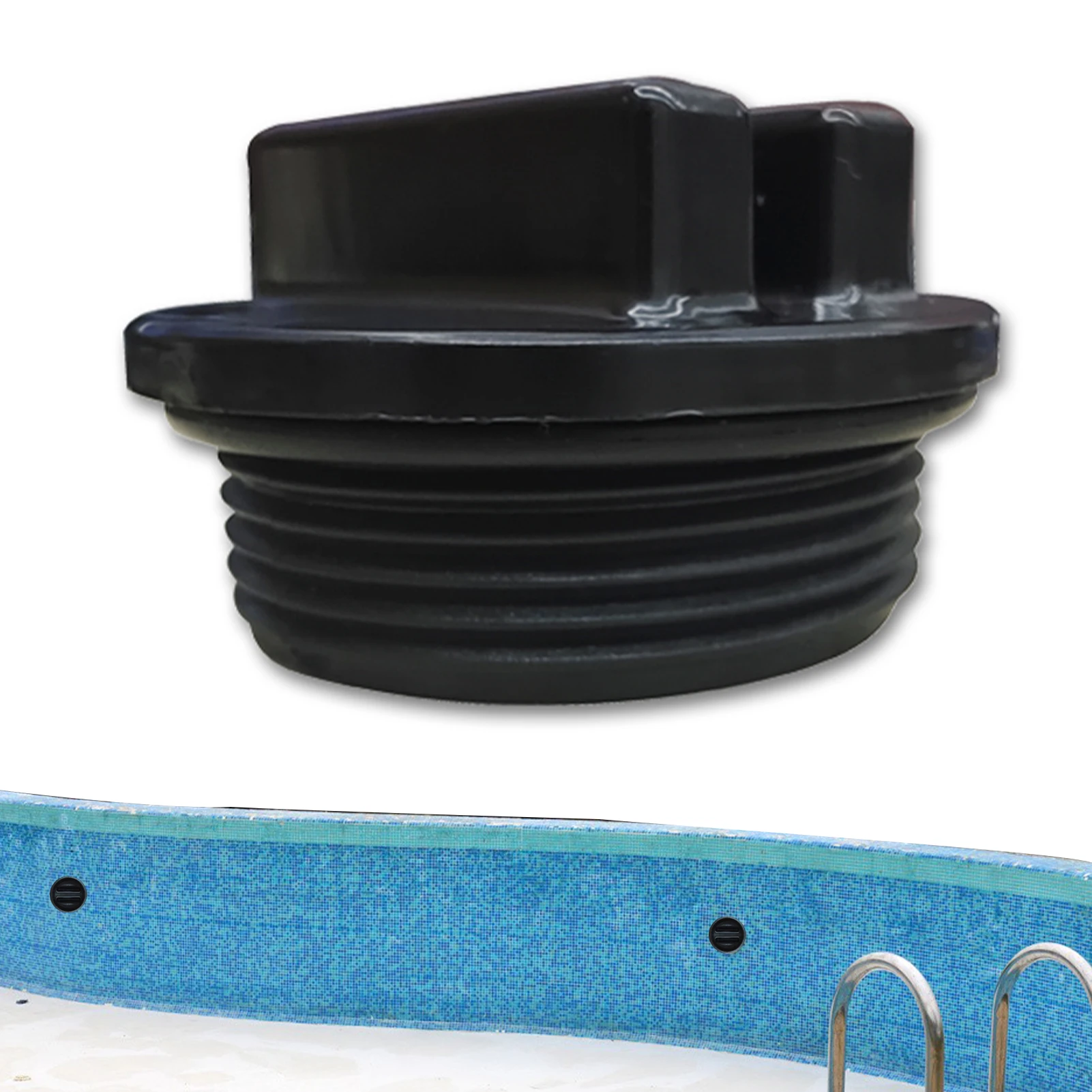 

Зимняя крышка для бассейна аксессуары для бассейна 1,5 пробка для бассейна с уплотнительным кольцом с резьбой для зимних бассейнов на зимний...