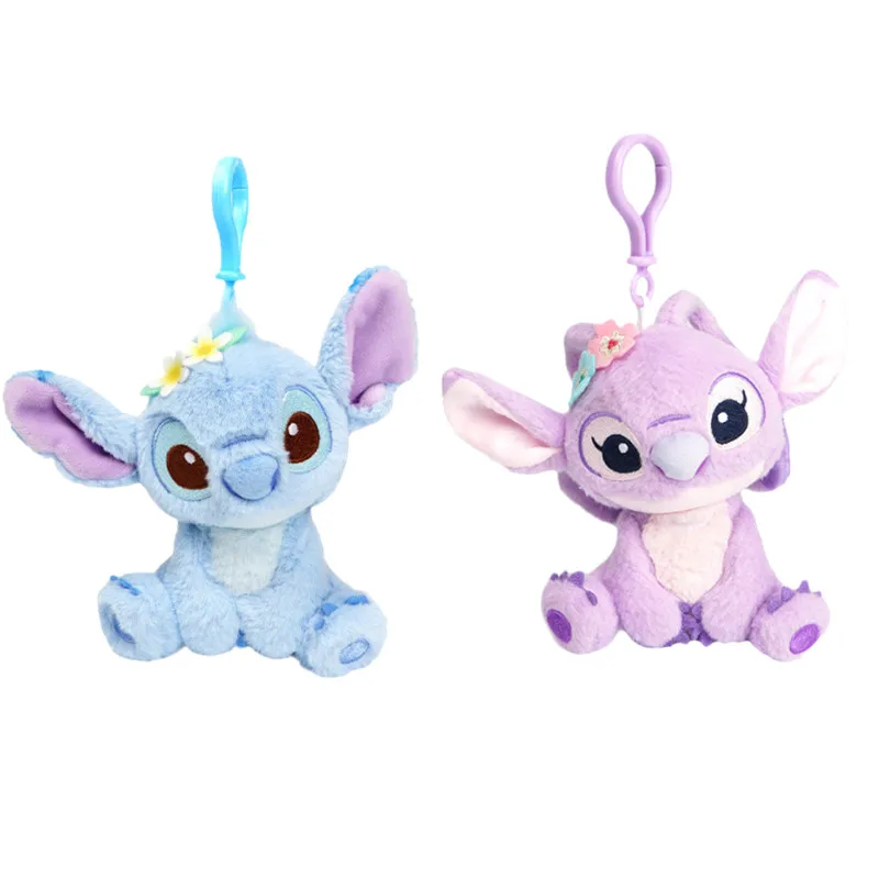 

Disney Anime Lilo&stitch Dream Wreath Angel Stitch Plush Toy Cartoon Pendant Plush Doll 10CM Cute Soft Stuffed Keychain Doll