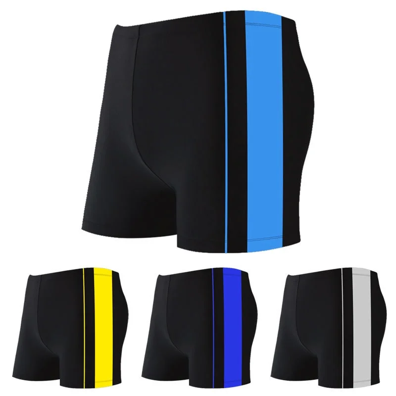 

Honeymoon Swimwear Men's Boxer Sexy Swimsuit Large Color Matching Swimming Trunks