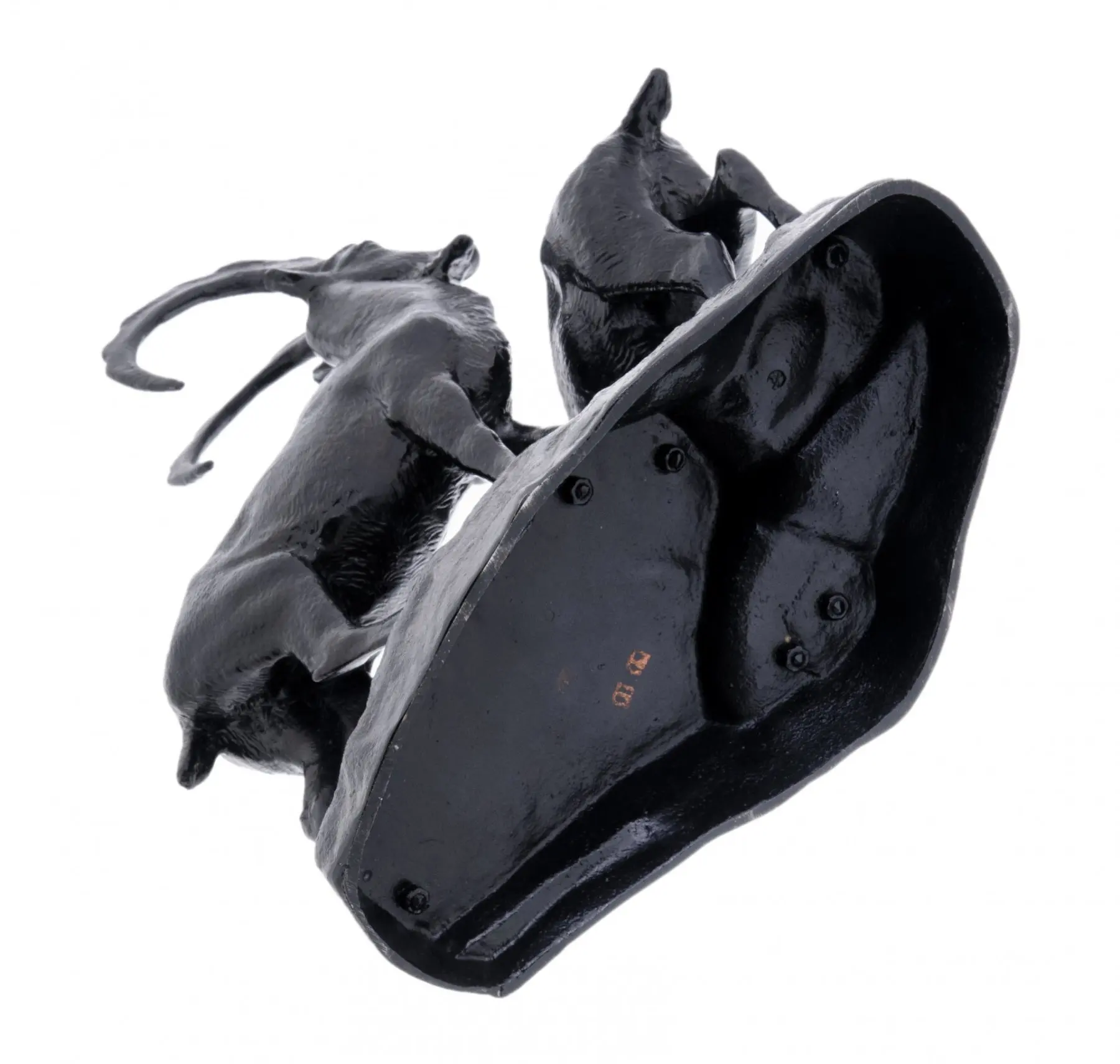 Скульптура &quotГорные козлы&quot чугун Каслинский чугунолитейный завод|Статуэтки и