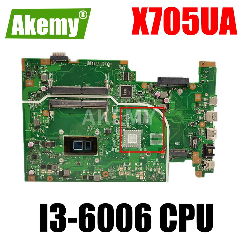 

Материнская плата I3-6006 для ноутбука ASUS Vivobook 17 X705UQ x705пароль