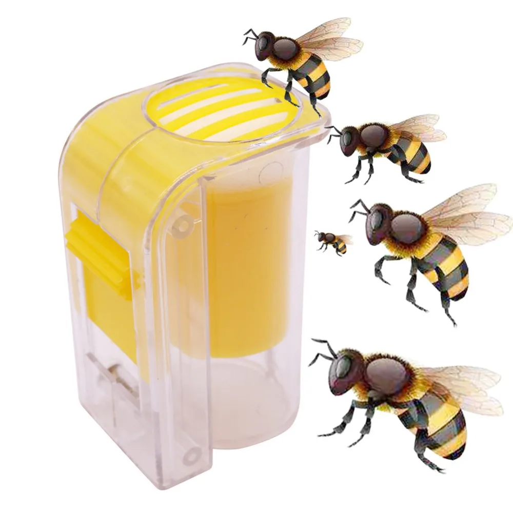 

Инструменты для пчеловодства, 1 шт., клетка для маркировки пчелиной королевы, пластиковый маркер, Плунжер, пластиковая бутылочка для захвата...