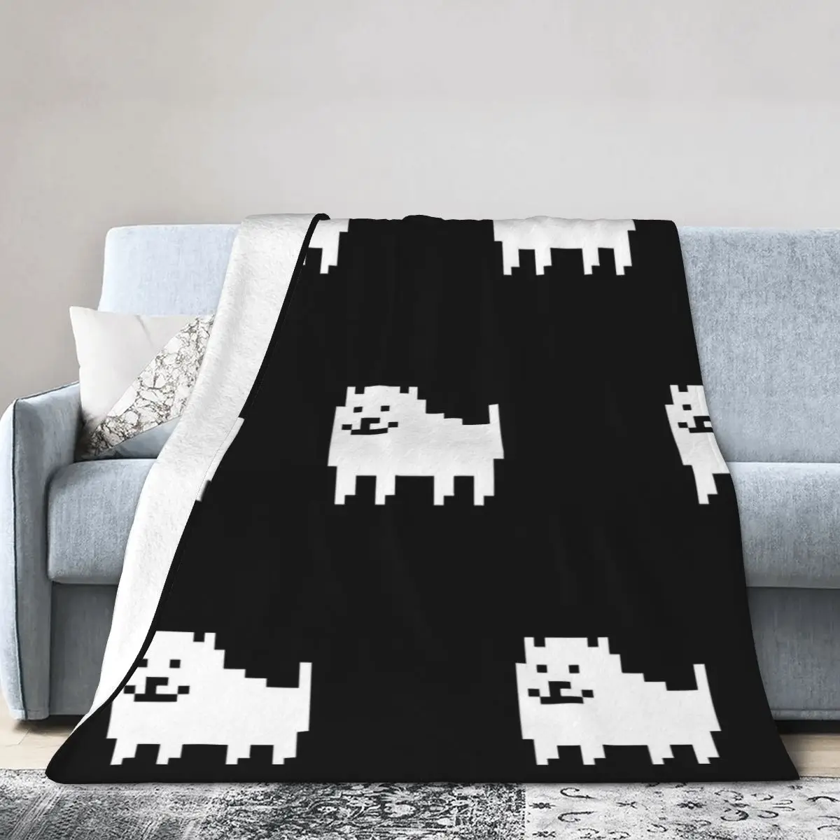

Undertale Annoying Dog Blanket Bed Picnic Blanket Bedspread Ultralight Throw Blanket Non-stick Anti-pilling Microfibers washable