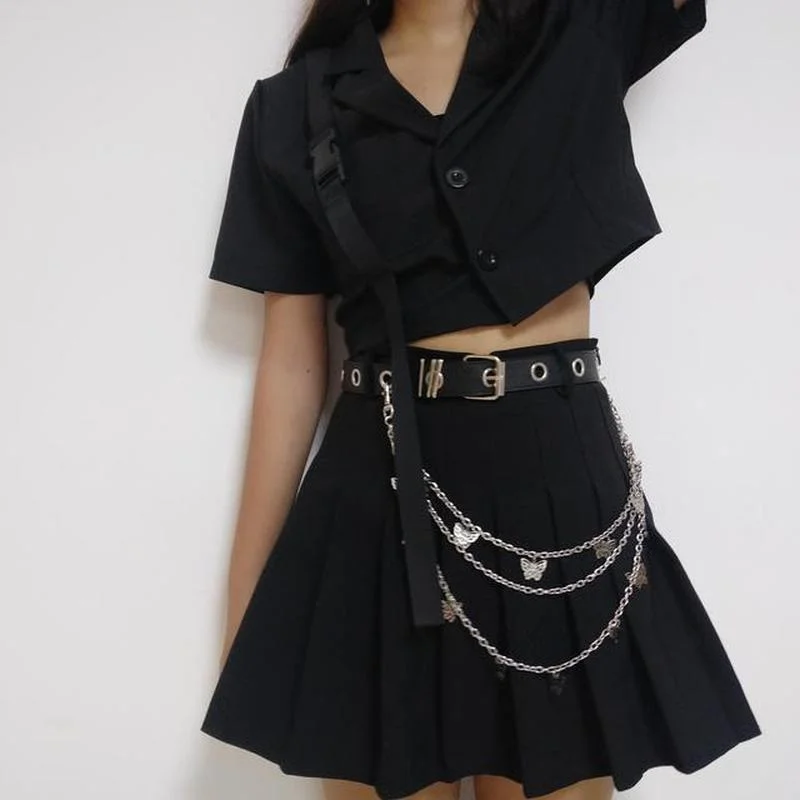 Belt Ladies Pants Chain Accessories Trendy Hip Hop Ornament Waist Chain Belt Matching Uniform Dress