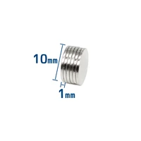 2050100200500pcs 10x1 round strong magnet 10mm x 1mm neodymium permanent search magnet disc 10x1mm powerful magnetic 101 mm