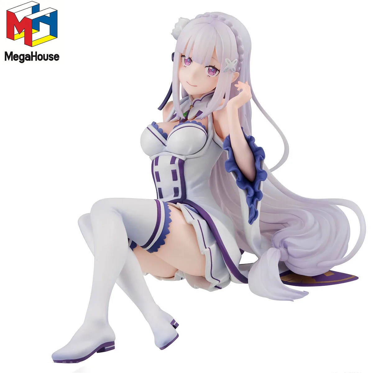 Оригинал в наличии MegaHouse Melty Princess Re:Zero Kara Hajimeru Isekai Seikatsu Emilia Tenohira Collection Series Модель