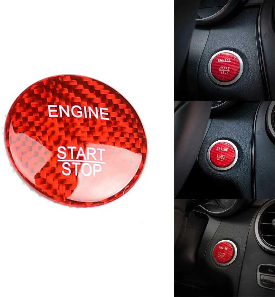 

Carbon Fiber For Mercedes Engine Start Stop Button Switch Cover Sticker Engine Start Stop Button Switch Cover Sticker