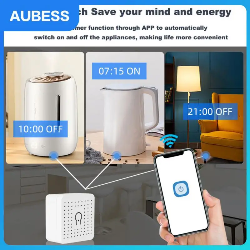

Wifi Wifi 16a Wireless Switch Timing Home Automation Module Mini Smart Home Works With Alexa Google Home Voice Control