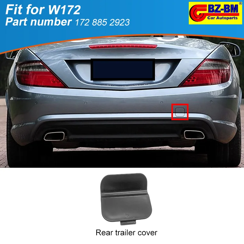 Автомобильный передний задний бампер прицеп фаркоп крюк крышка для Mercedes Benz W172 R172