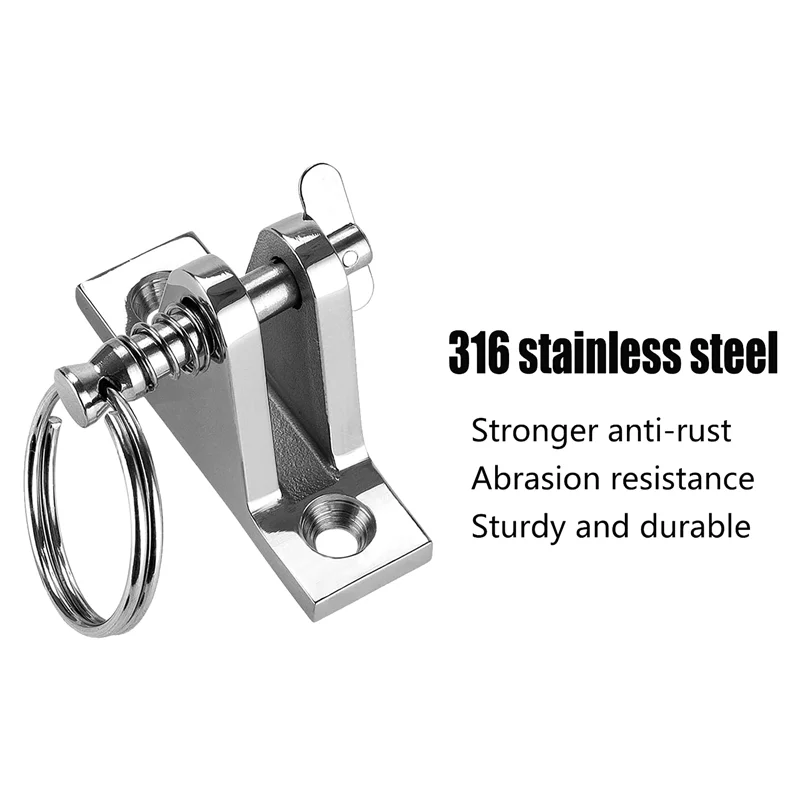 Bimini Верхний шарнир для палубы с быстроразъемным штифтом оборудование крепления