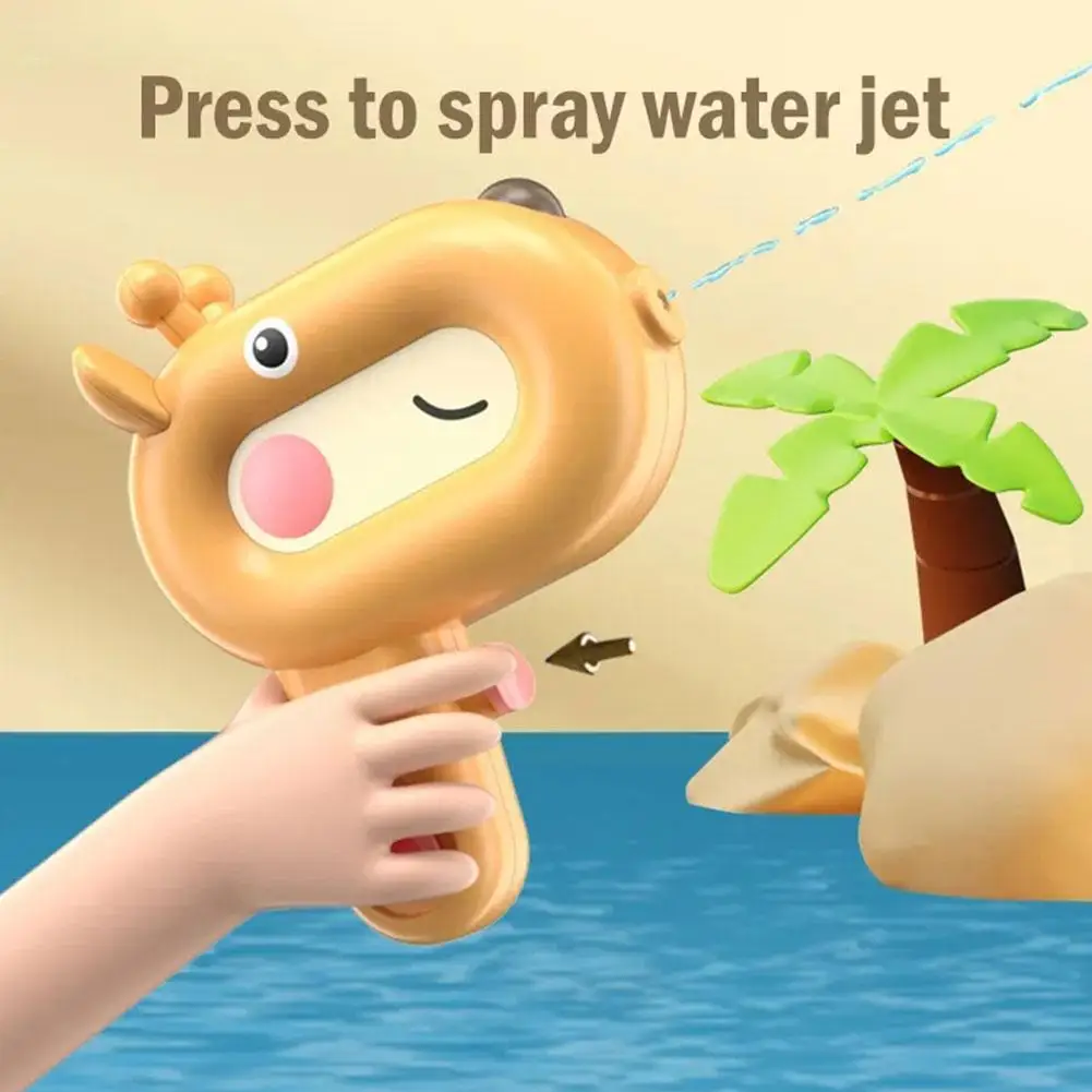 

Водяной пистолет-динозавр M5G1, детский мультяшный милый веселый пистолет для улицы, для сражений с животными, поглощает воду, для ванной, маленькая игрушка для пляжа