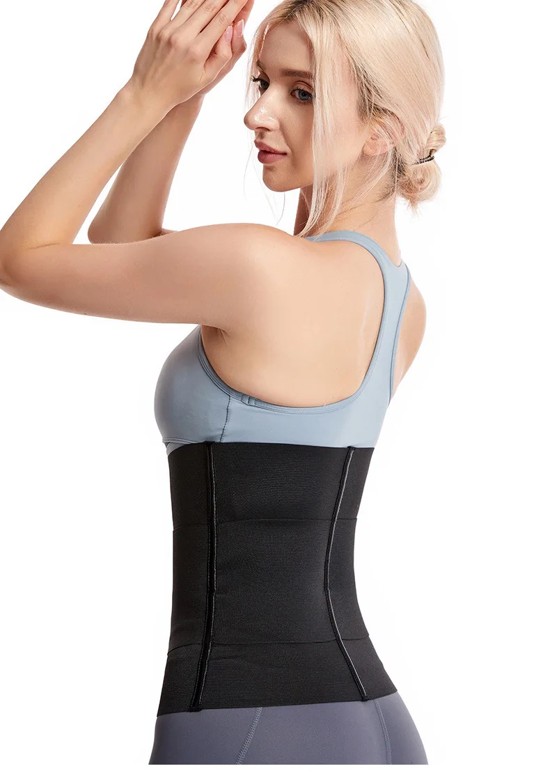 Waist Trainer for Women Sauna Belt Tummy Wrap Body Shaper Slimmer Belly Band Waist Cinchers Trimmer Shapewear Workout Girdle