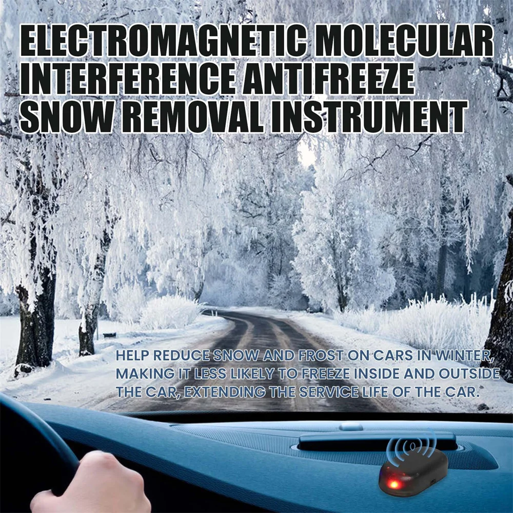 Antifreeze Car Instrument Windshield Snow Removal Window Glass Microwave Deicing Electromagnetic Interference Anti-ice