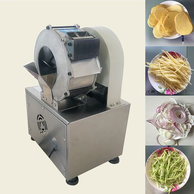 

The latest and efficient commercial restaurant vegetable cutter electric potato and carrot slicer slicer 220v