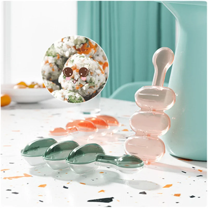 

Creative Rice Ball Mold Sushi Mold DIY Sushi Rice Ball Tool Kitchen Tool