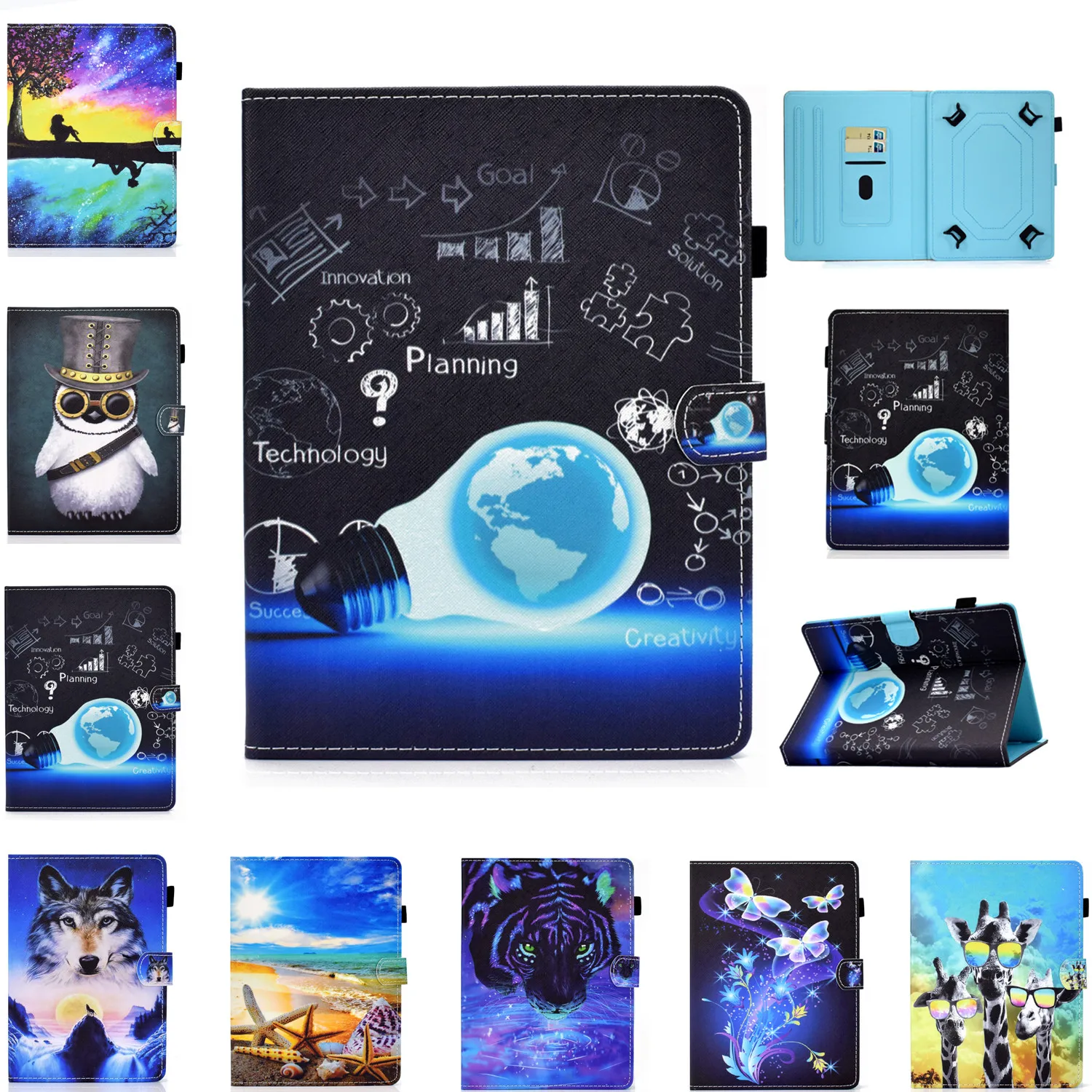 

Cute E-Books 6 Inch EBook Cover for Alcor Myth LED 8GB Optima Prime 3 3G TS7131MG 6 Inch E7.1 3G 7 Inch Cartoon Universal Case