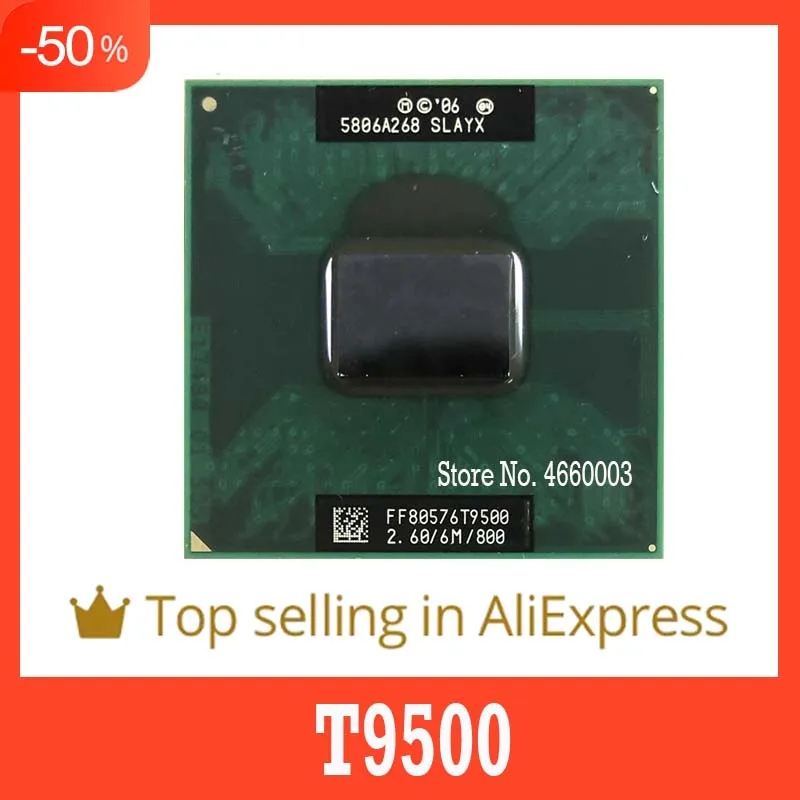 Процессор для ноутбука T8300 T9300 T8100 T9500 T7500 T7700 T7800 X9000 оригинальная официальная