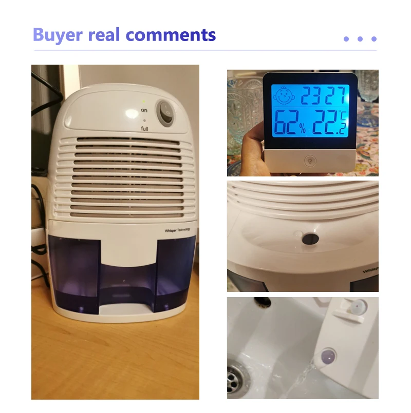 Полупроводниковый осушитель воздуха портативный домашний влаги с низким