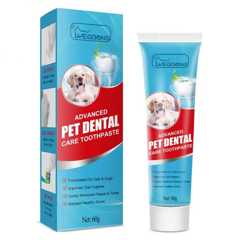 

Edible Yegbong Pet Toothpaste Dog Tooth Paste Fresh Breath Care Teeth Cleaning Product Cats Dogs Accessories Pet Supplies