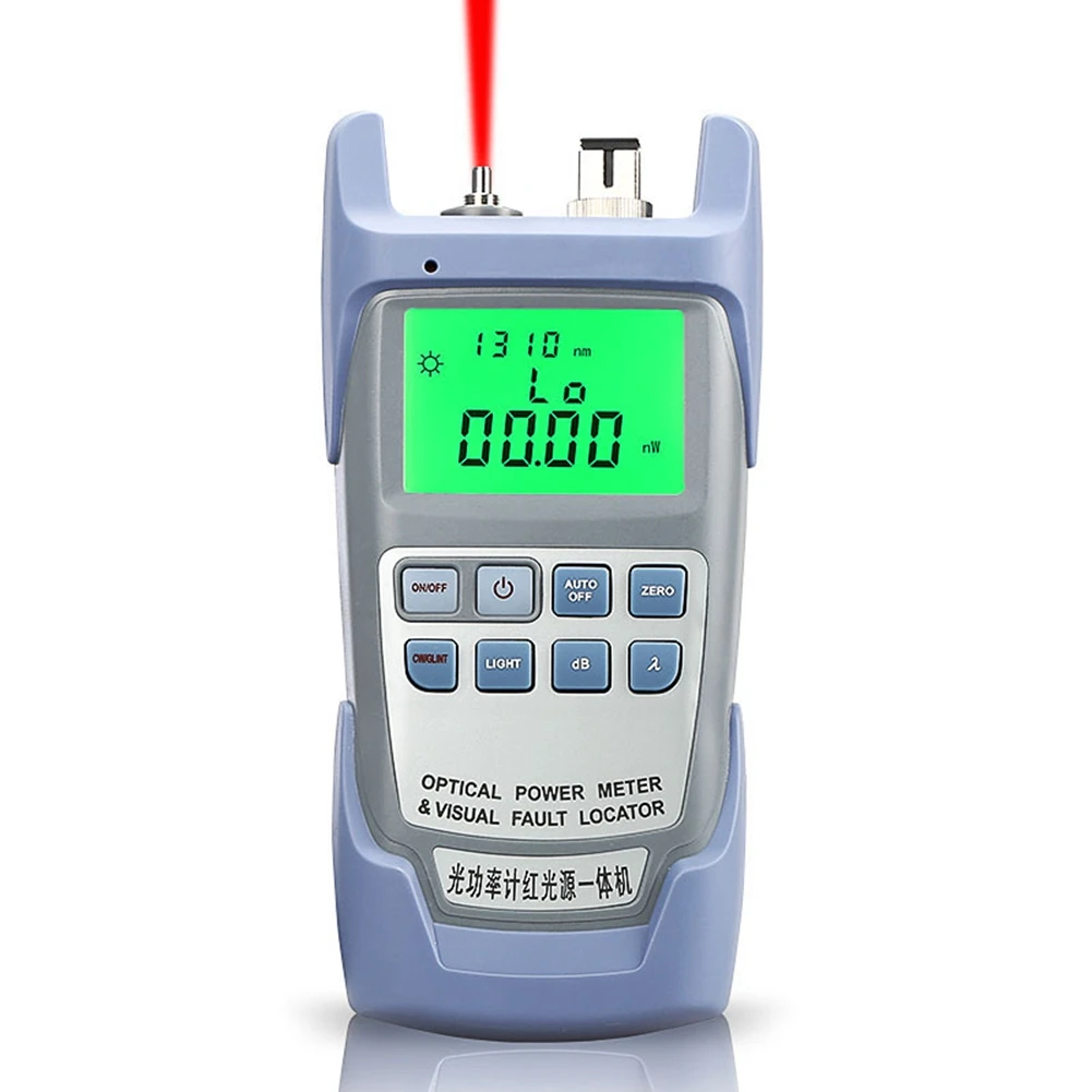 

AUA-9A All-IN-ONE Optical Power Meter with Visual Fault Locator Optical Fiber Tester 5KM 10Km 20KM 30Km VFL10 MW