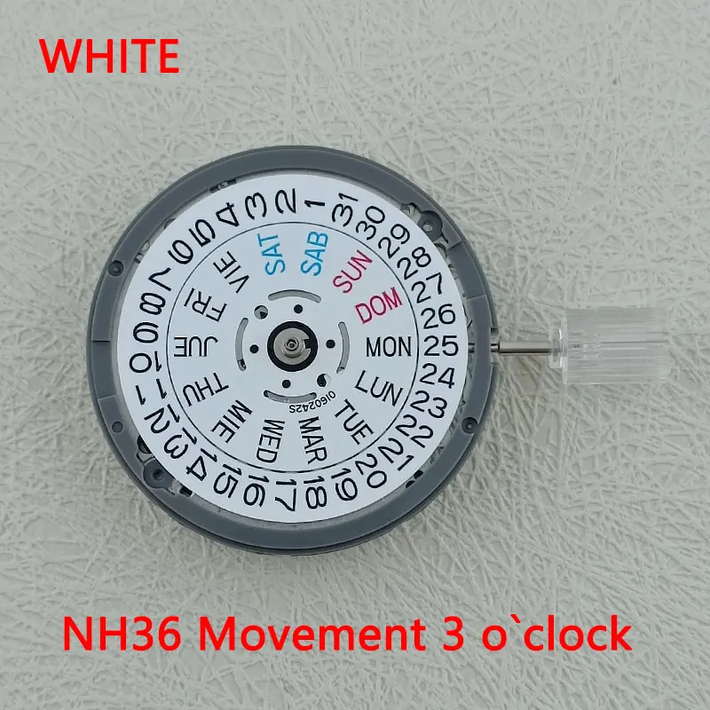 NH36/NH36A Movement 3 o 'clock Date/Cycle Japan Original Mechanical Automatic Movement Watch Parts