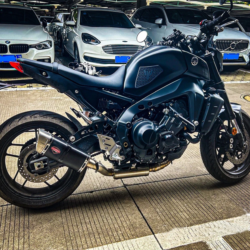 

Мотоцикл выхлопной полный Sytem для Yamaha FJ-09 MT-09 FZ-09 XSR 900 Trace 9/GT FJ09 MT09 MT09 2021 2022 глушитель Escapes