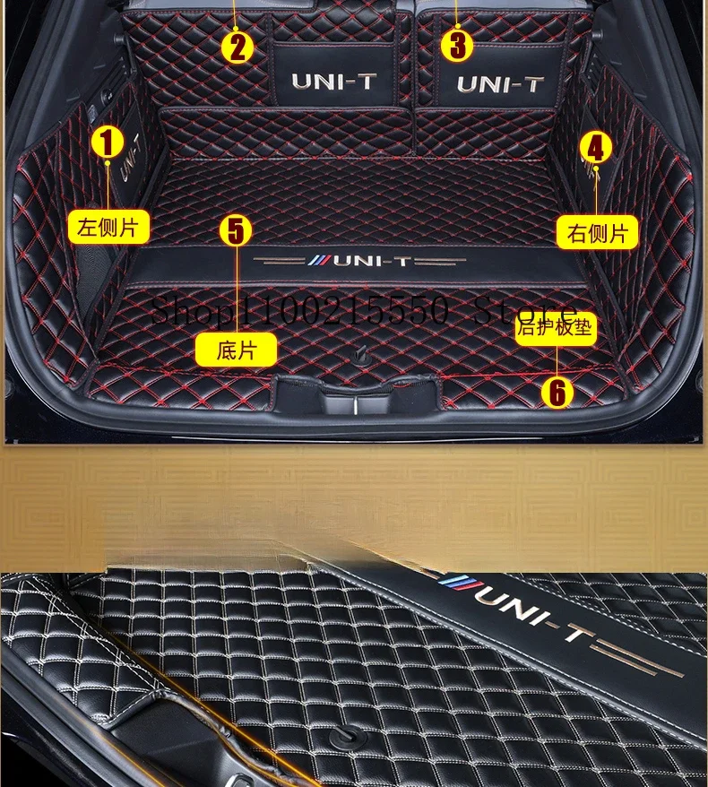 Для Changan UNI-T UNIT 2023 2021 2022 защитный коврик из искусственной кожи для багажника