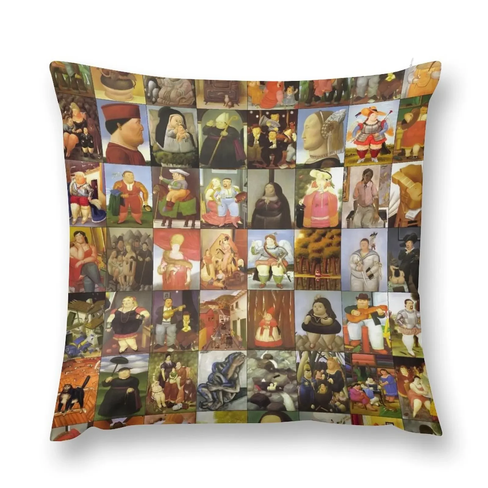 Чехол для подушки Fernando Botero аниме девушка полиэстер