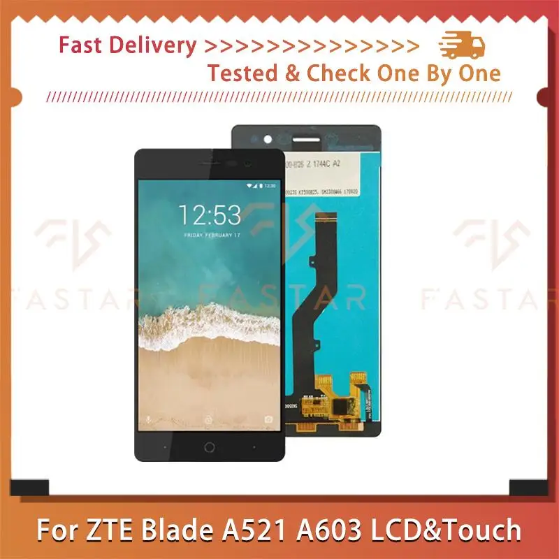 

5.0"Tested For ZTE Blade A521 A603 LCD Display Touch Digitizer Assembly Replace Repair mobile phone Screen a521 a603 lcd